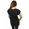 Urban Classics - Extended Shoulder Dames Tshirt - Zwart Product image